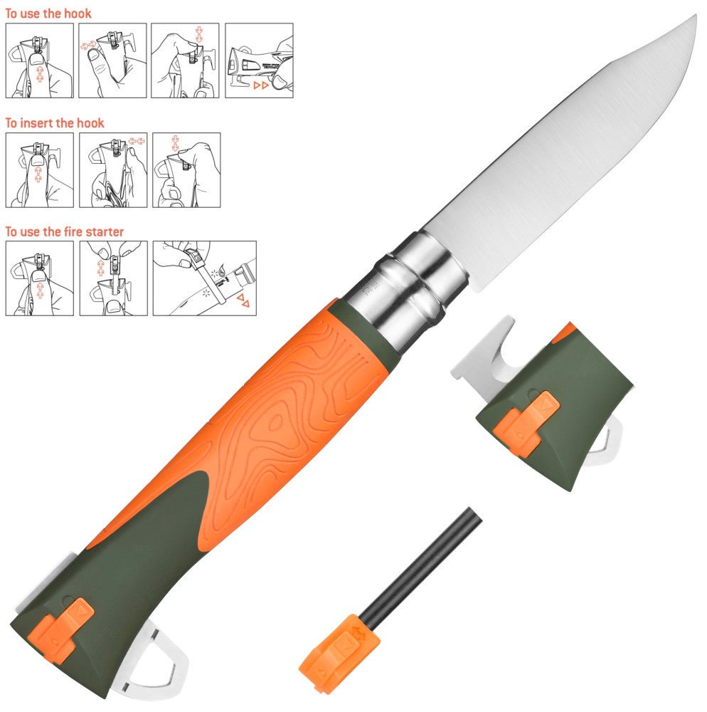 Opinel N°12 Explore (Orange) - DABAI.LV