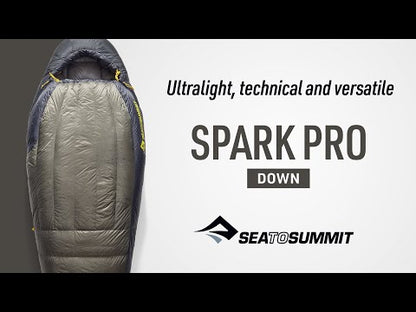 Sea To Summit Spark Pro -1C Down Sleeping Bag Long beluga black WS