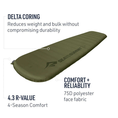 Sea To Summit Camp Plus Self Inflating Regular - dabai.lv