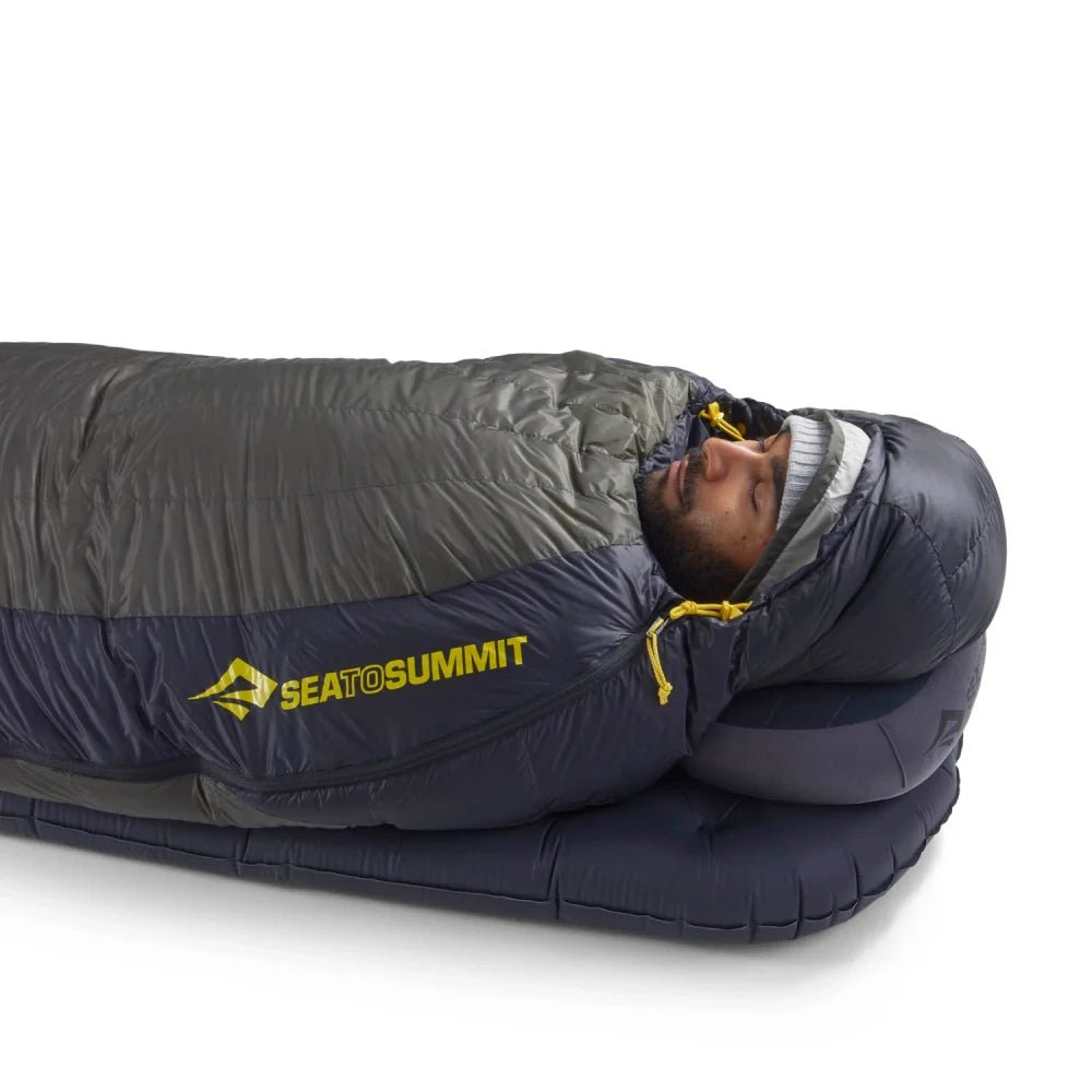 Sea To Summit Spark Pro - 9C Down Sleeping Bag Regular beluga black - dabai.lv