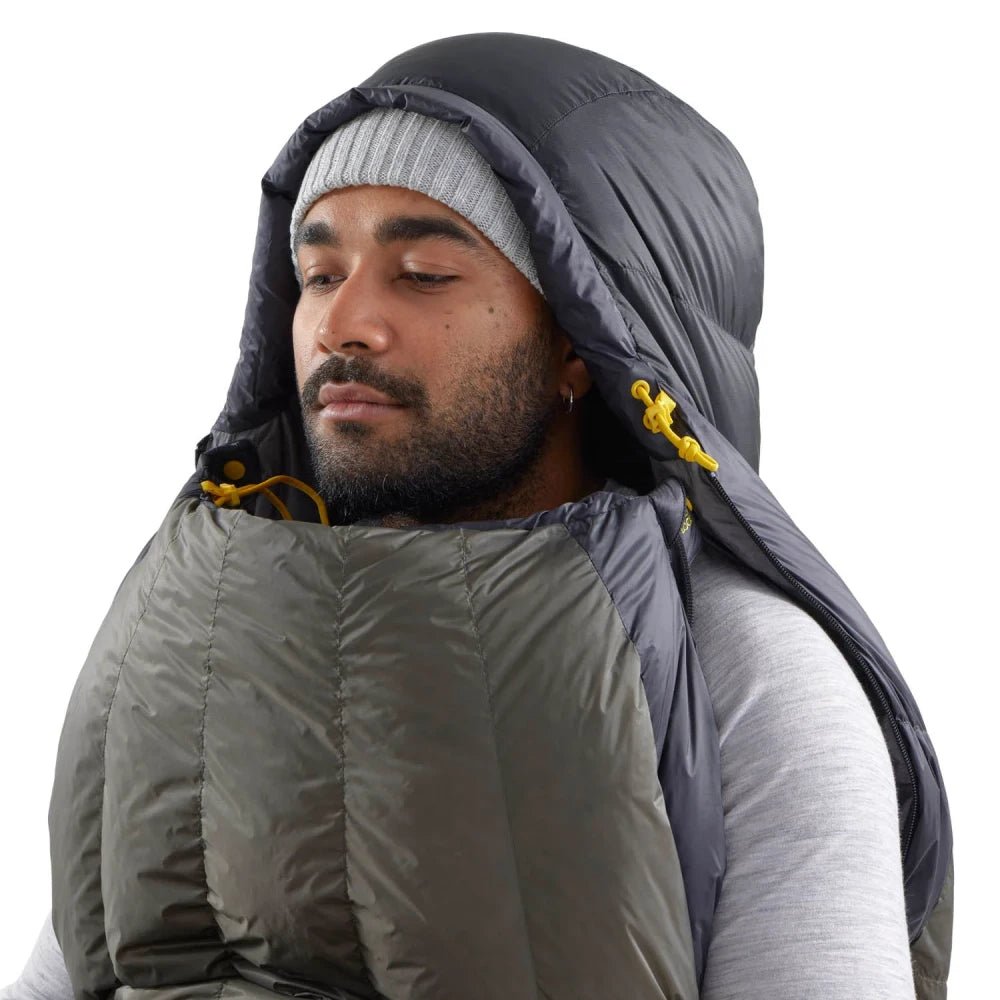 Sea To Summit Spark Pro - 9C Down Sleeping Bag Regular beluga black - dabai.lv