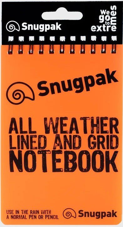 Snugpak Water Resistant Notebook (Orange) - dabai.lv