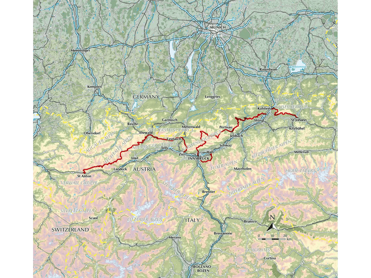 Trekking Austria's Adlerweg - The Eagle's Way (ENG) - dabai.lv